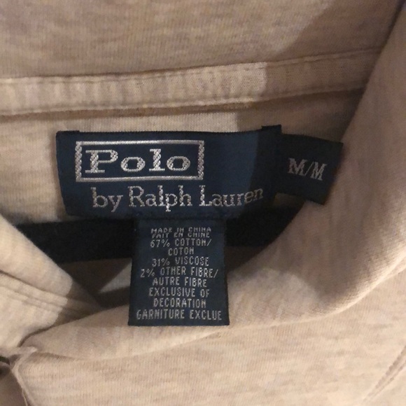 Ralph Lauren Cream V-Neck Cotton Sweater - Picture 3 of 3